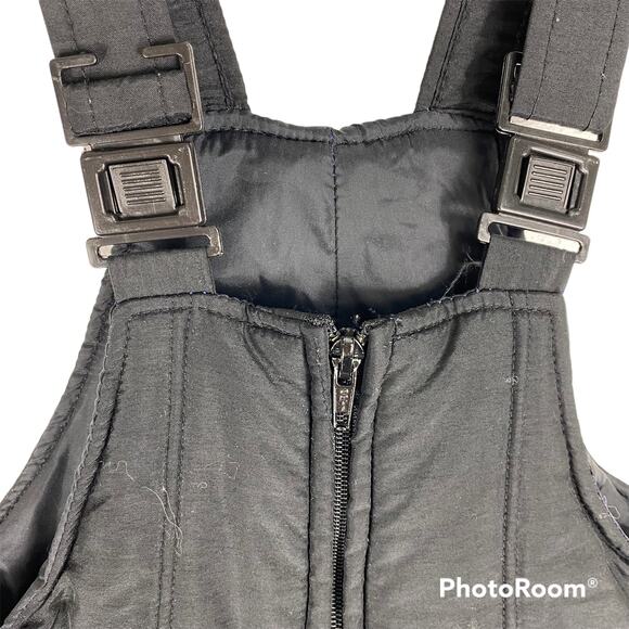 Northern Spirit Snow Pants Bib Adjustable Zip Up Sledding Black Kids 3X - Picture 3 of 10